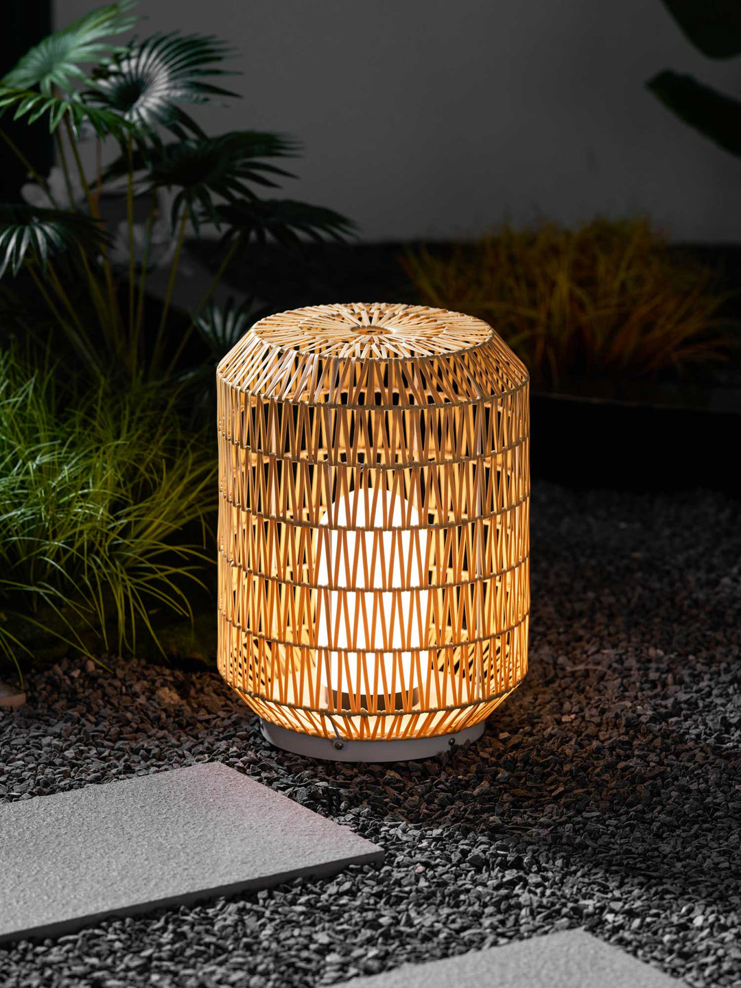 Genevieve Rattan Outdoor Table Light