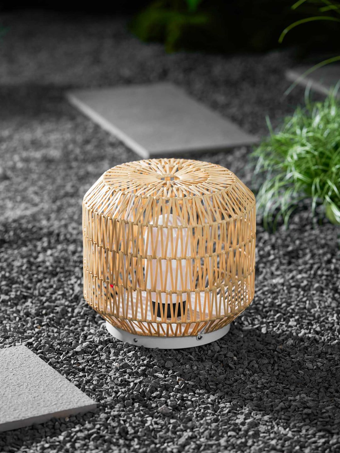 Genevieve Rattan Outdoor Table Light