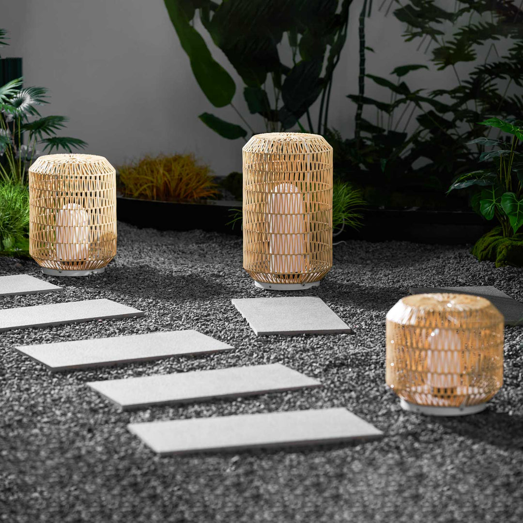 Genevieve Rattan Outdoor Table Light
