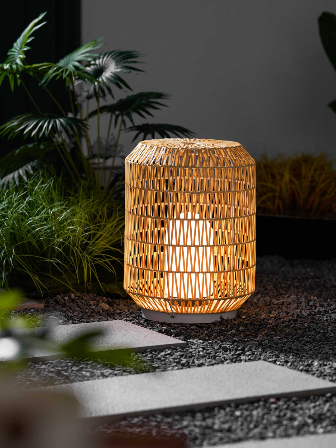 Genevieve Rattan Outdoor Table Light
