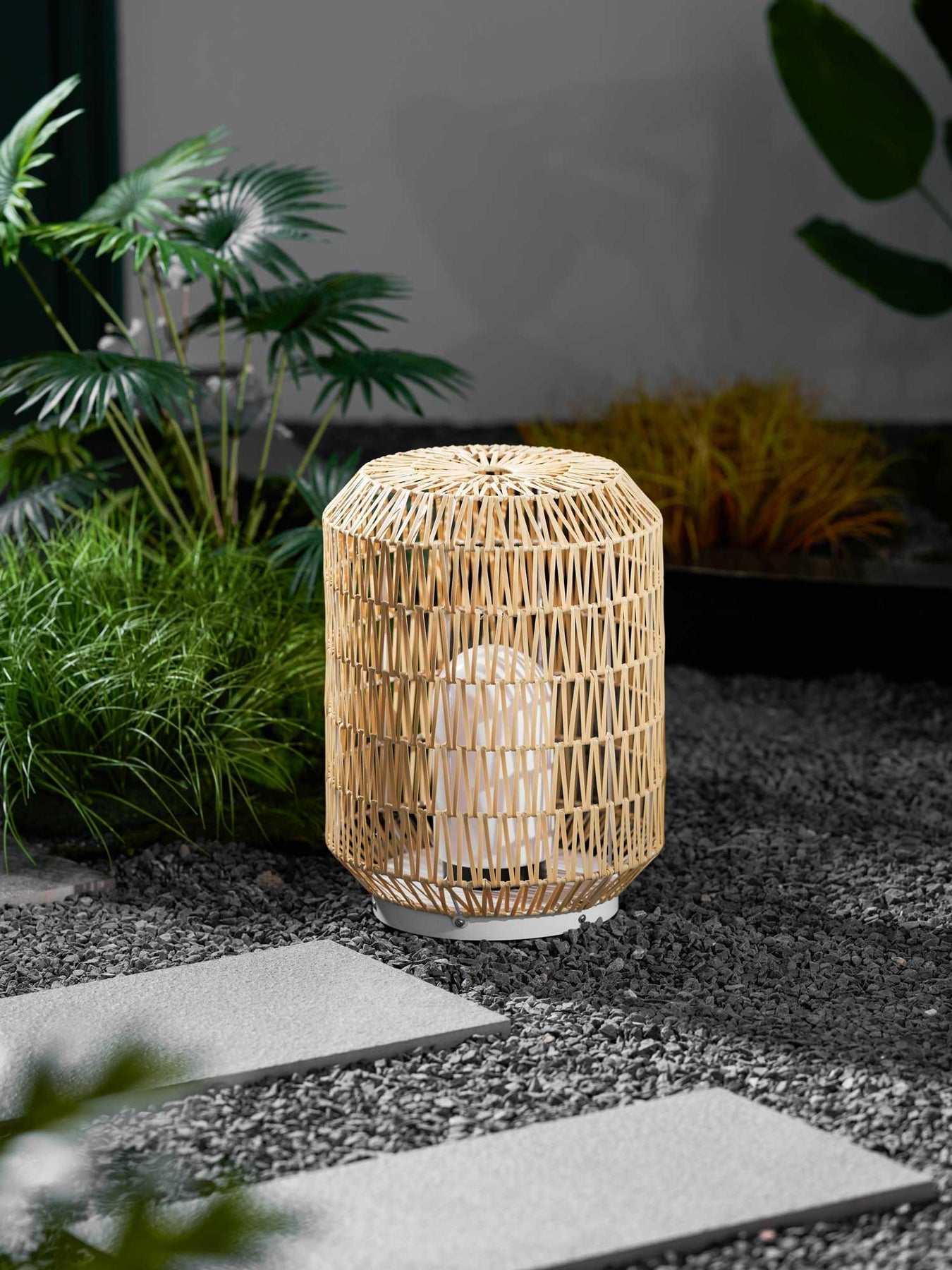 Genevieve Rattan Outdoor Table Light