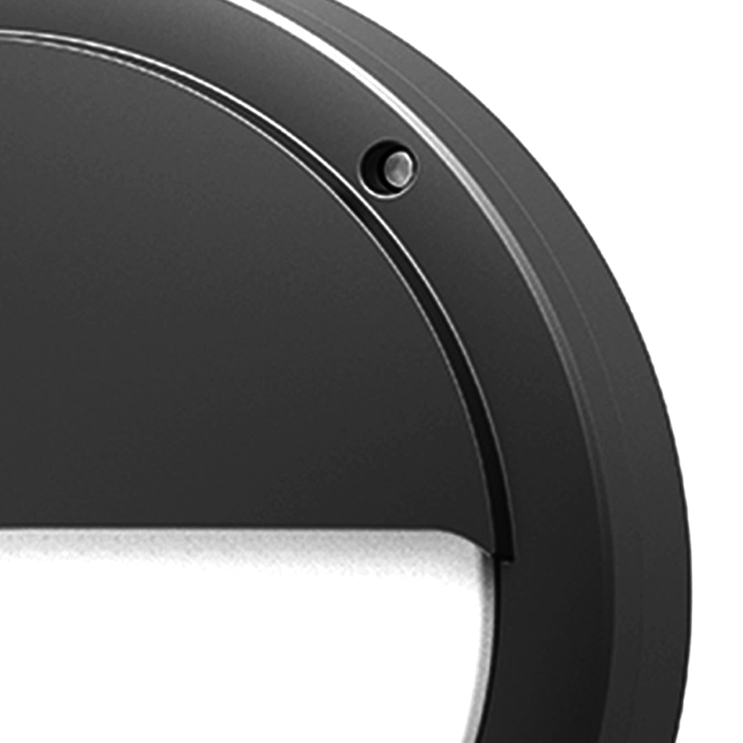 Maddox Round Minimalist Outdoor Wall Sconce
