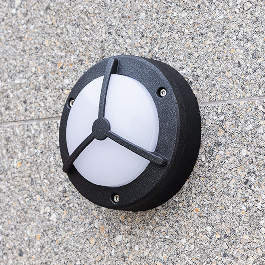Weaver Minimalist Trisection Outdoor Wall Light