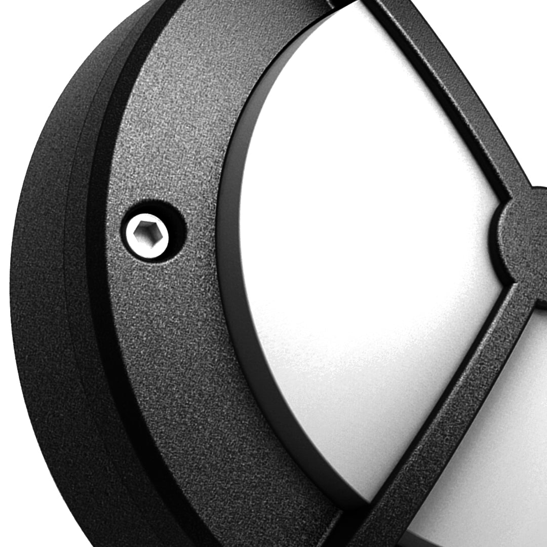 Weaver Minimalist Trisection Outdoor Wall Light