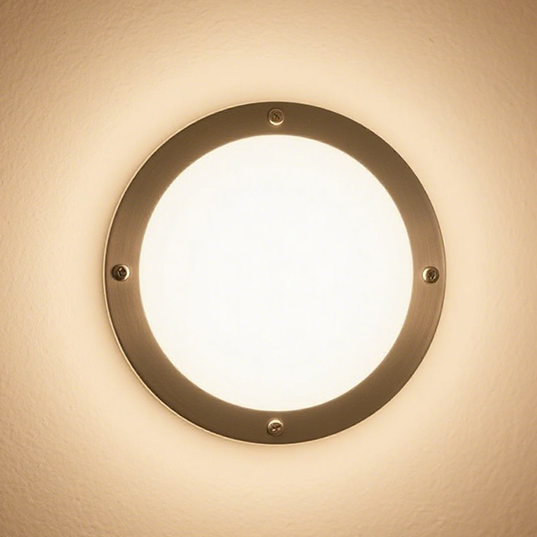 Tasha Round Minimalist Outdoor Wall Lights