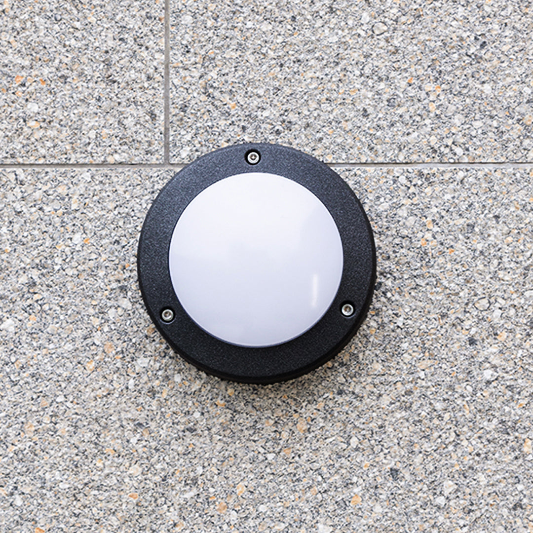 Tasha Round Minimalist Outdoor Wall Lights