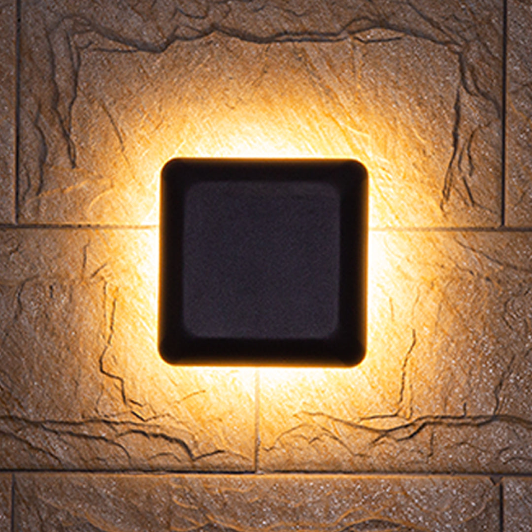 Star Die-cast Minimalist Geometric Outdoor Wall Light
