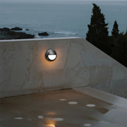 Maddox Round Minimalist Outdoor Wall Sconce