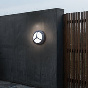 Weaver Minimalist Trisection Outdoor Wall Light