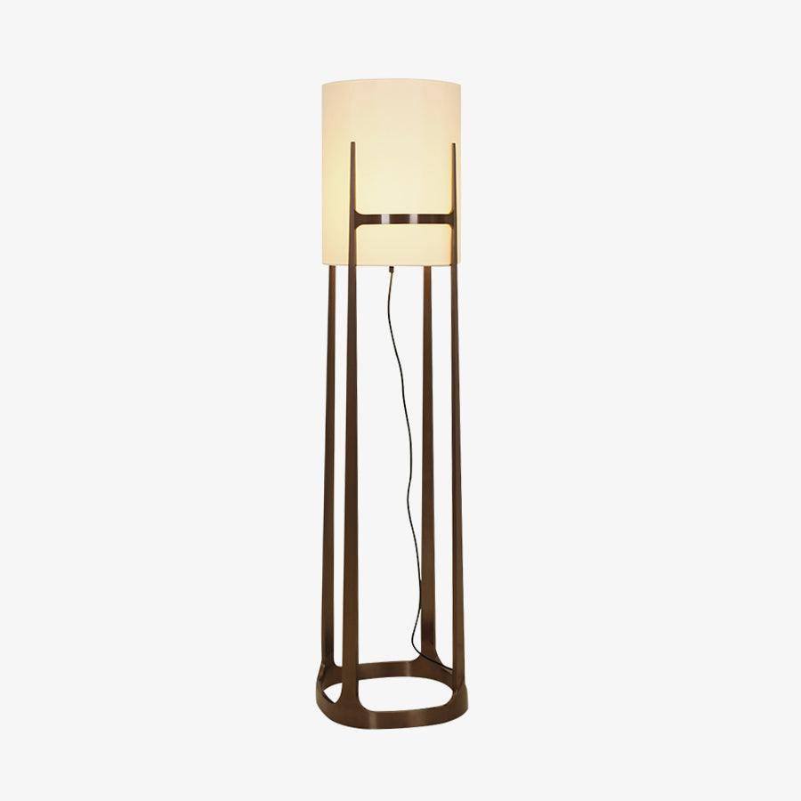 Liora Classic Fabric Floor Lamp-Neutral Decor