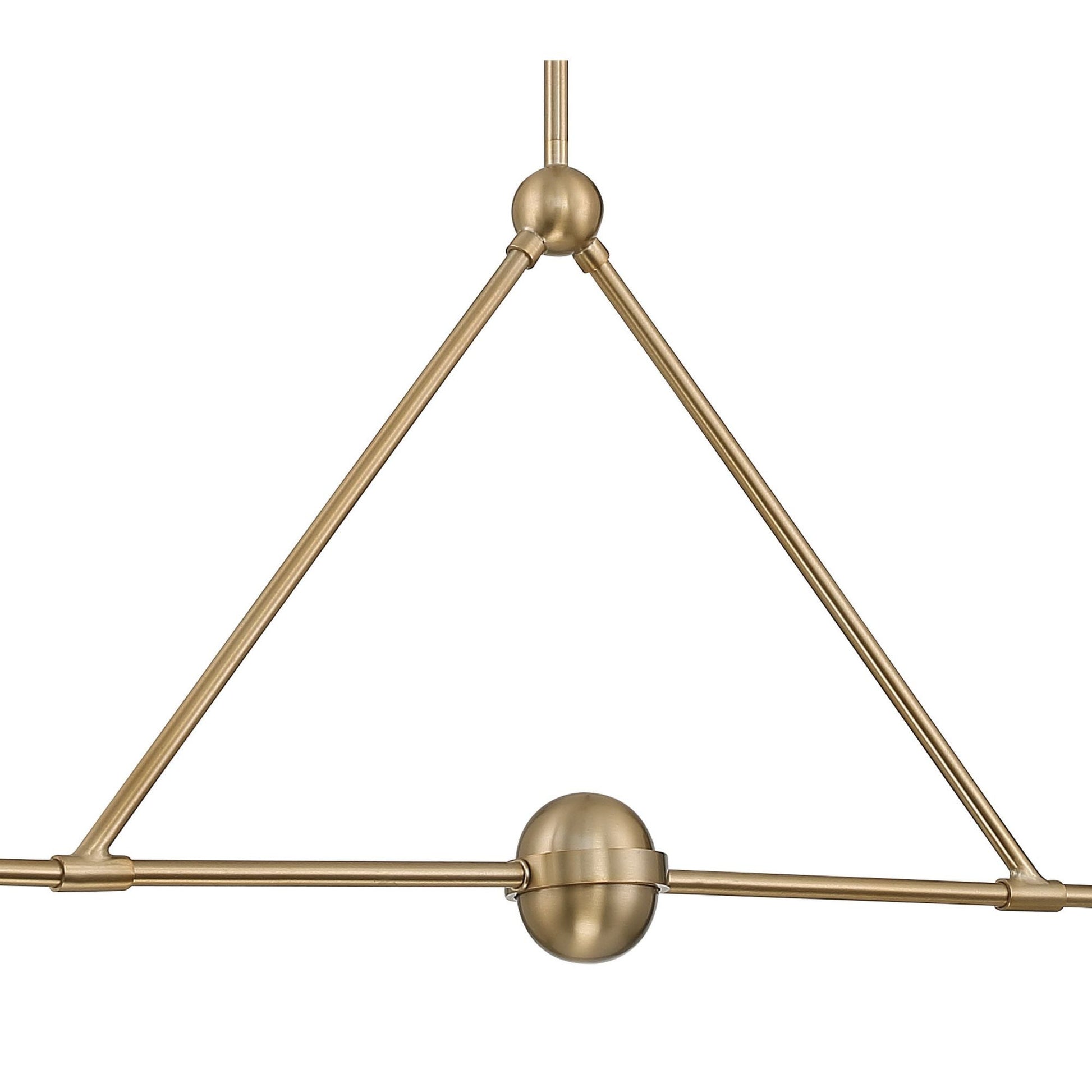 The Xavier lamp illuminating a contemporary living space.