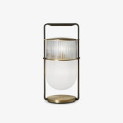 Kiorven Glass Artistic Table Lamp-Neutral Decor
