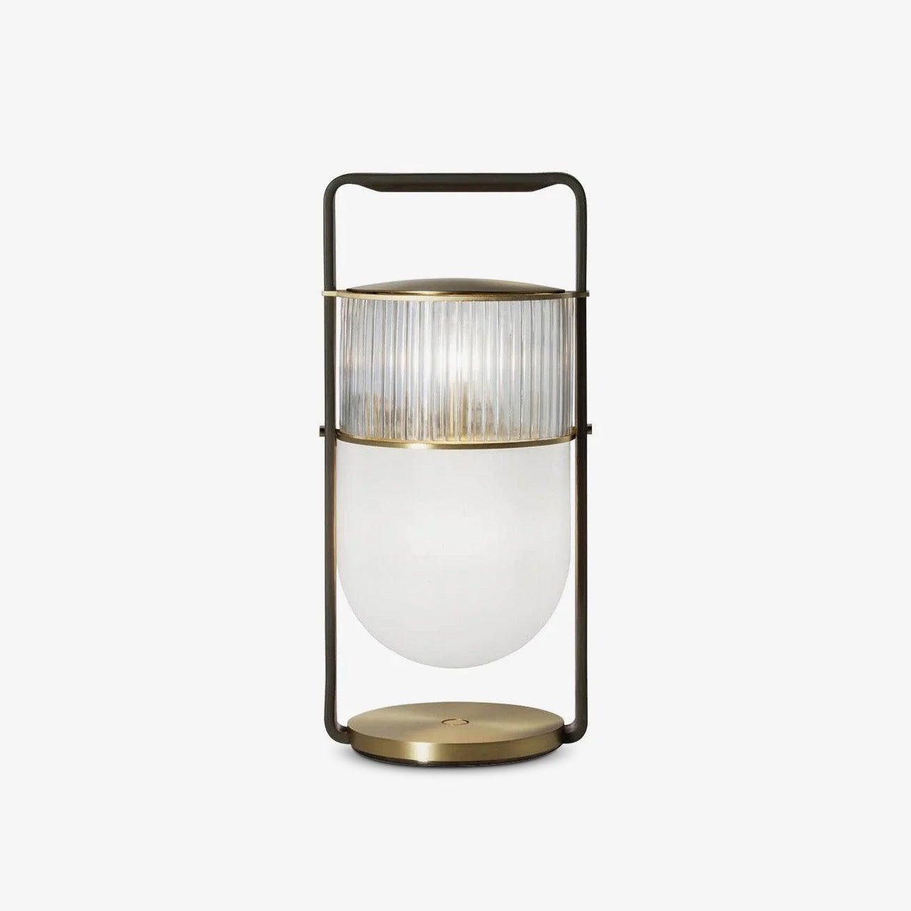 Kiorven Glass Artistic Table Lamp-Neutral Decor