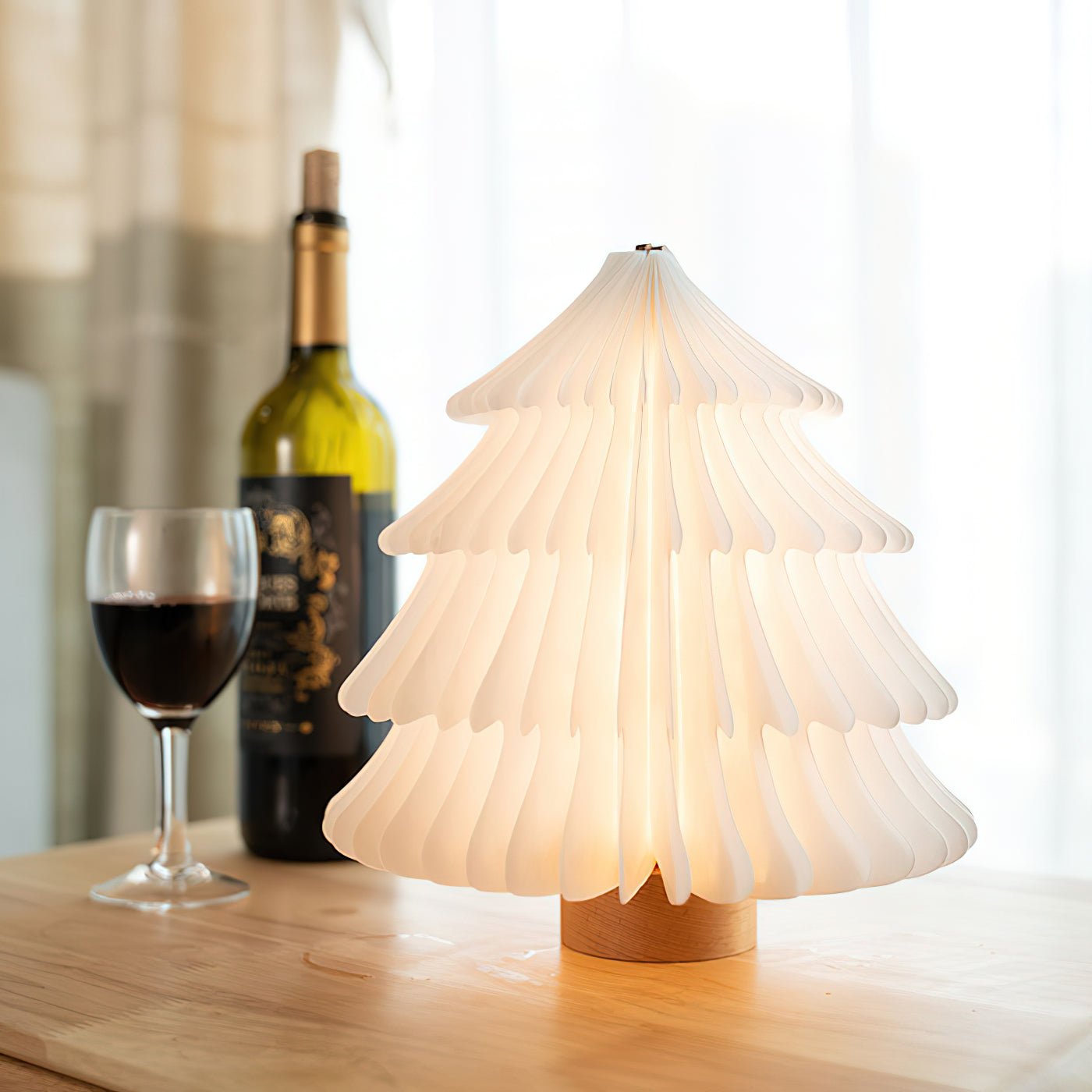Xmas Tree Fold Table Lamp-Neutral Decor