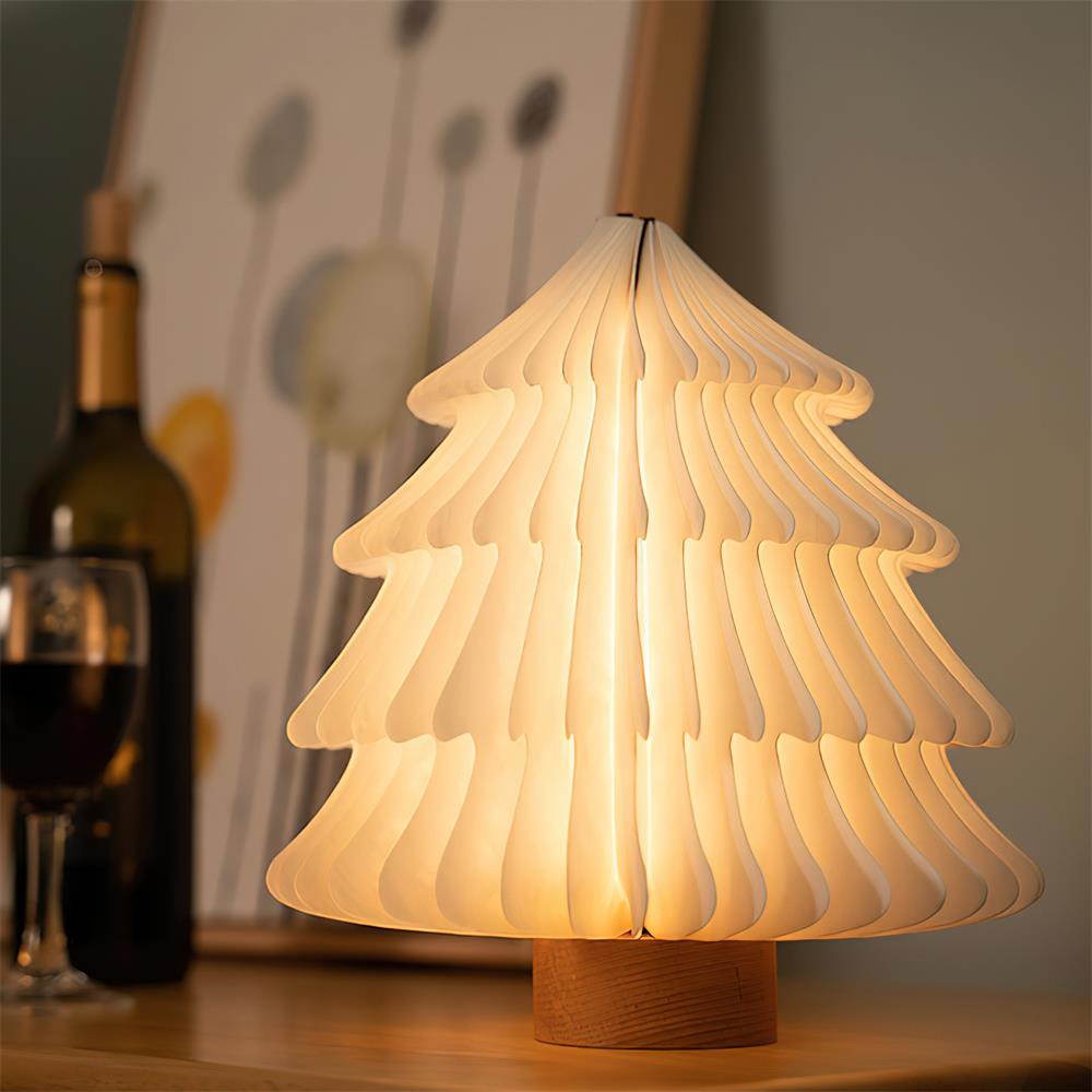 Xmas Tree Fold Table Lamp-Neutral Decor