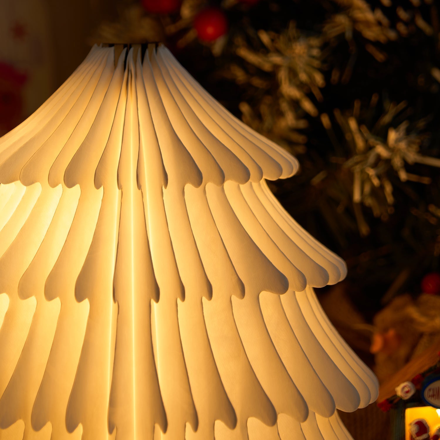 Xmas Tree Fold Table Lamp-Neutral Decor