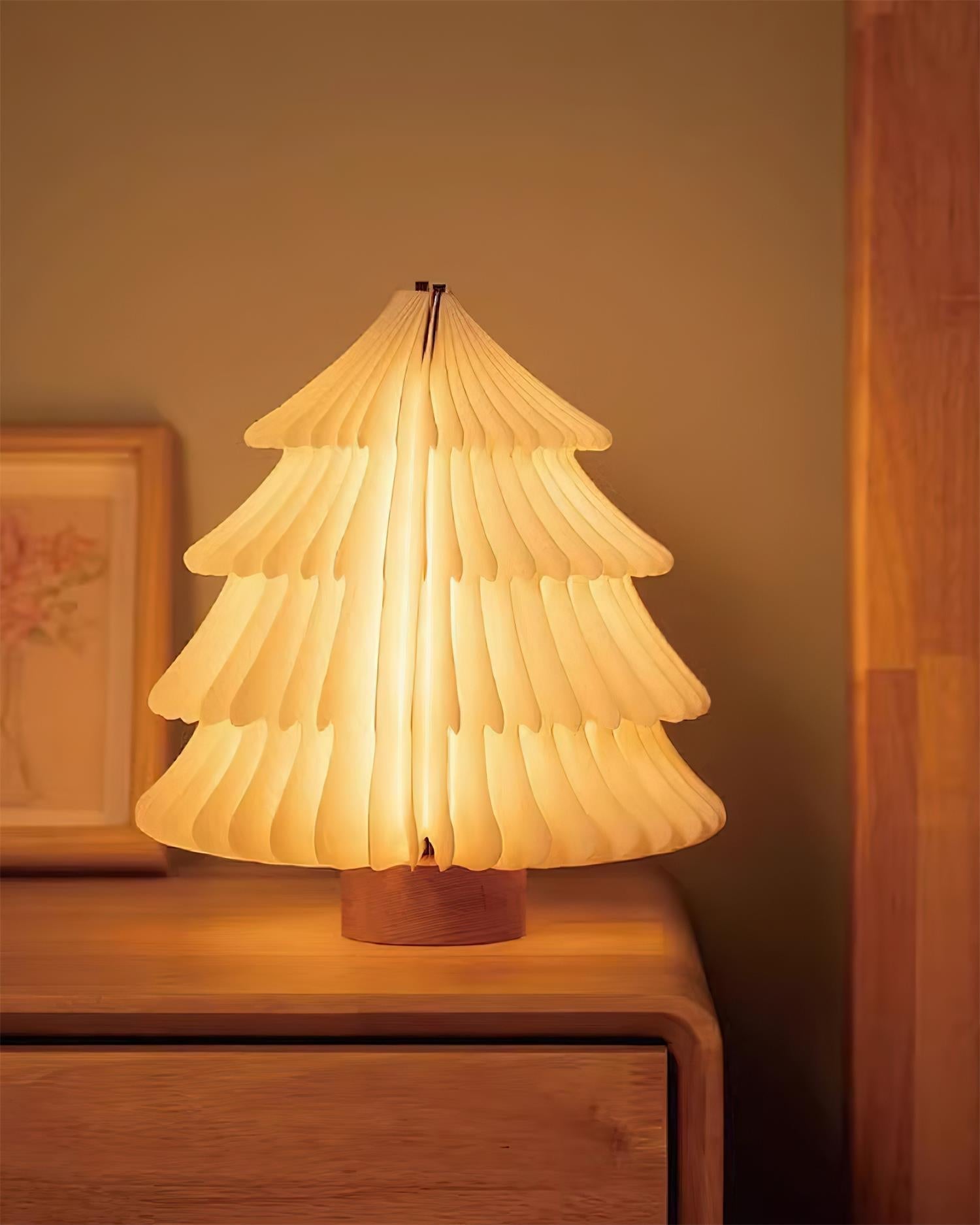 Xmas Tree Fold Table Lamp-Neutral Decor