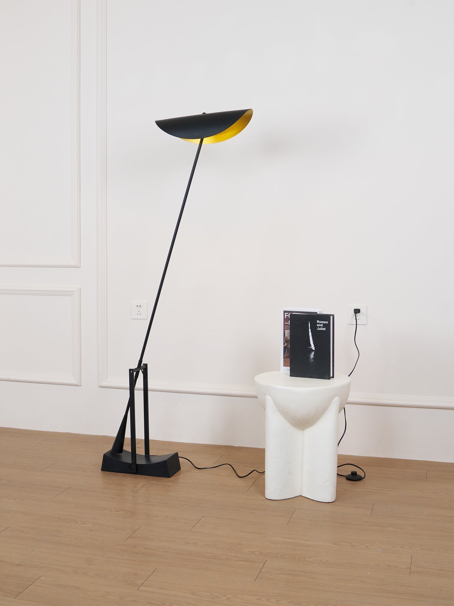 Lumave Steel Industrial Floor Lamp-Neutral Decor