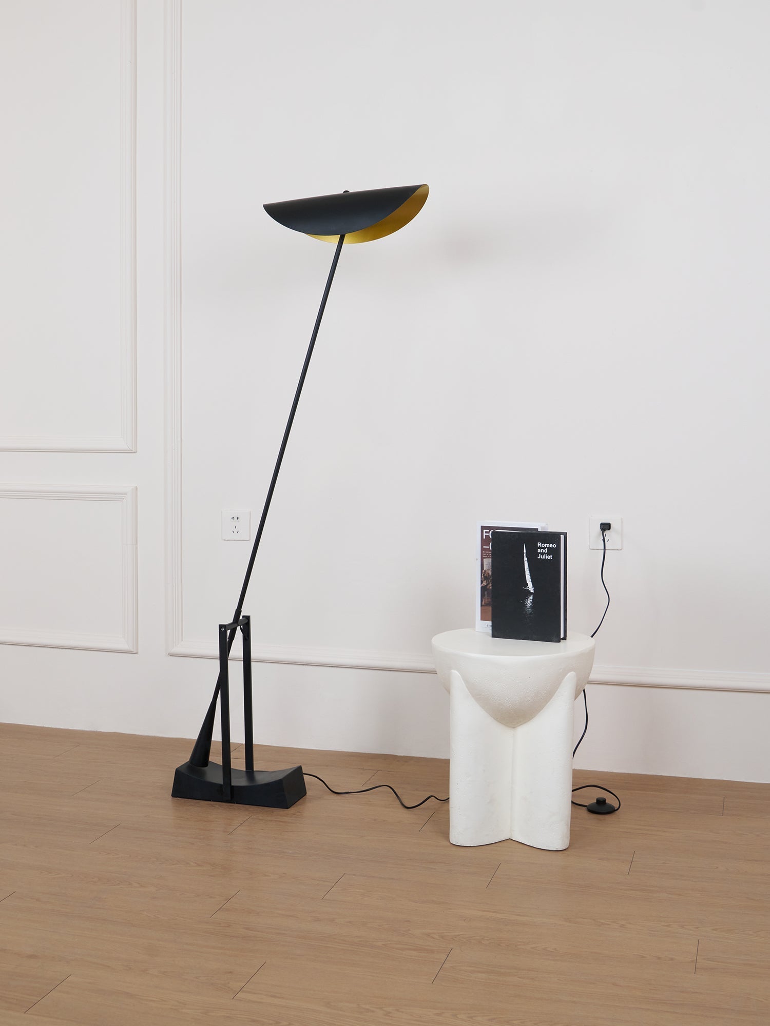 Lumave Steel Industrial Floor Lamp-Neutral Decor