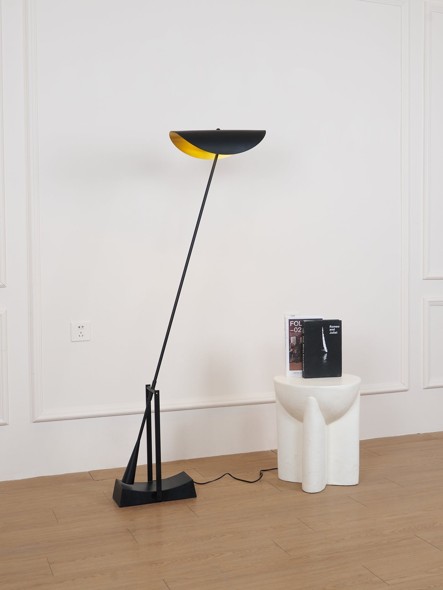 Lumave Steel Industrial Floor Lamp-Neutral Decor