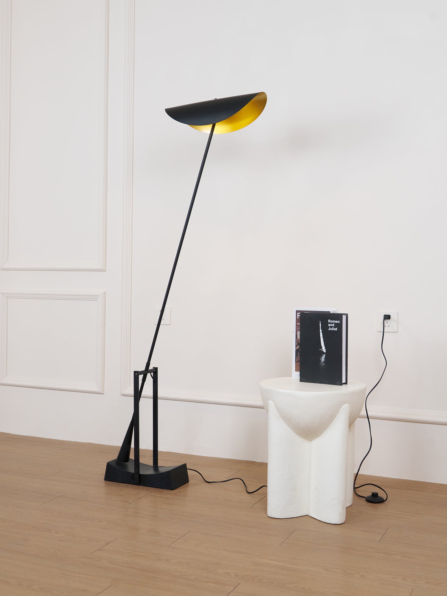 Lumave Steel Industrial Floor Lamp-Neutral Decor