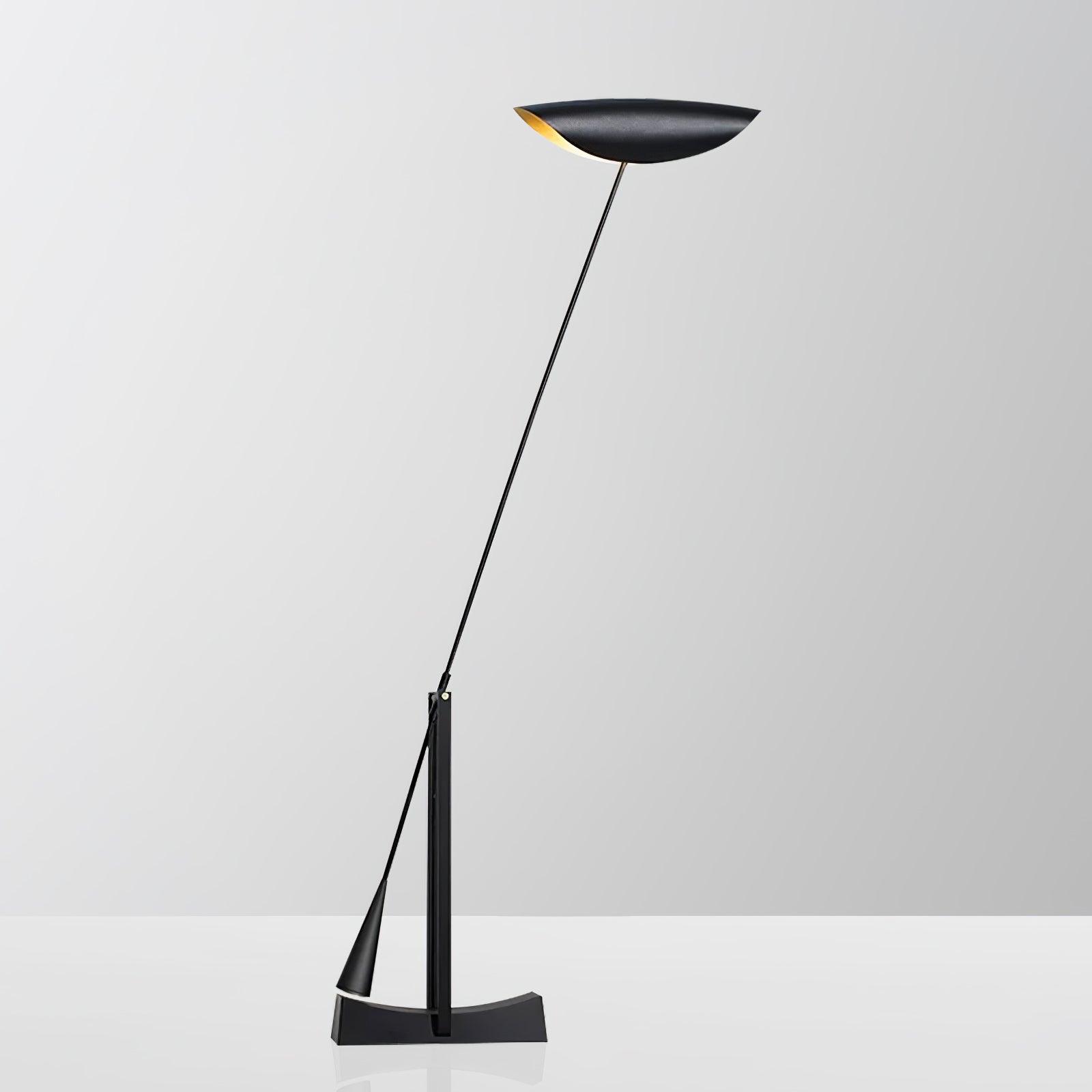 Lumave Steel Industrial Floor Lamp-Neutral Decor