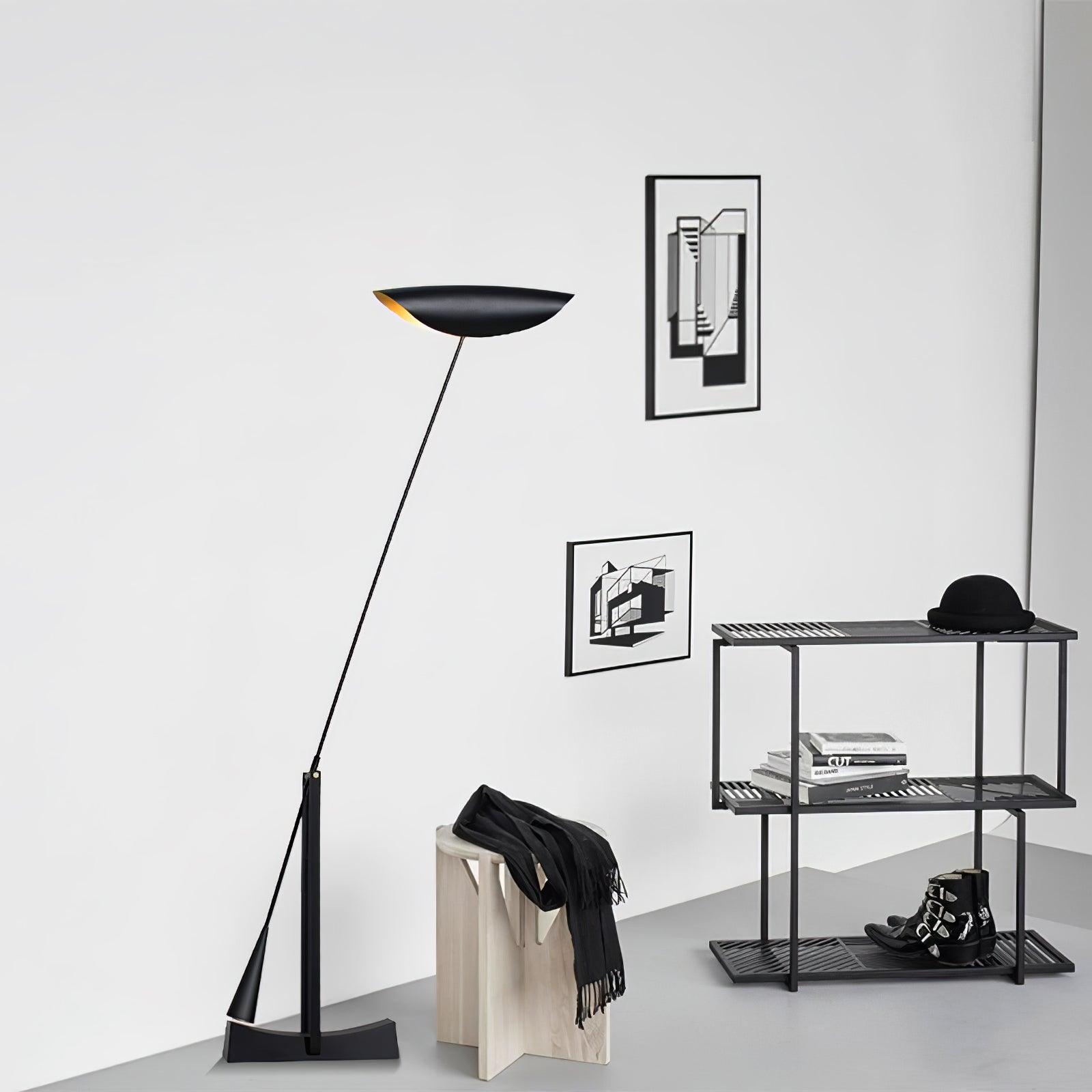 Lumave Steel Industrial Floor Lamp-Neutral Decor