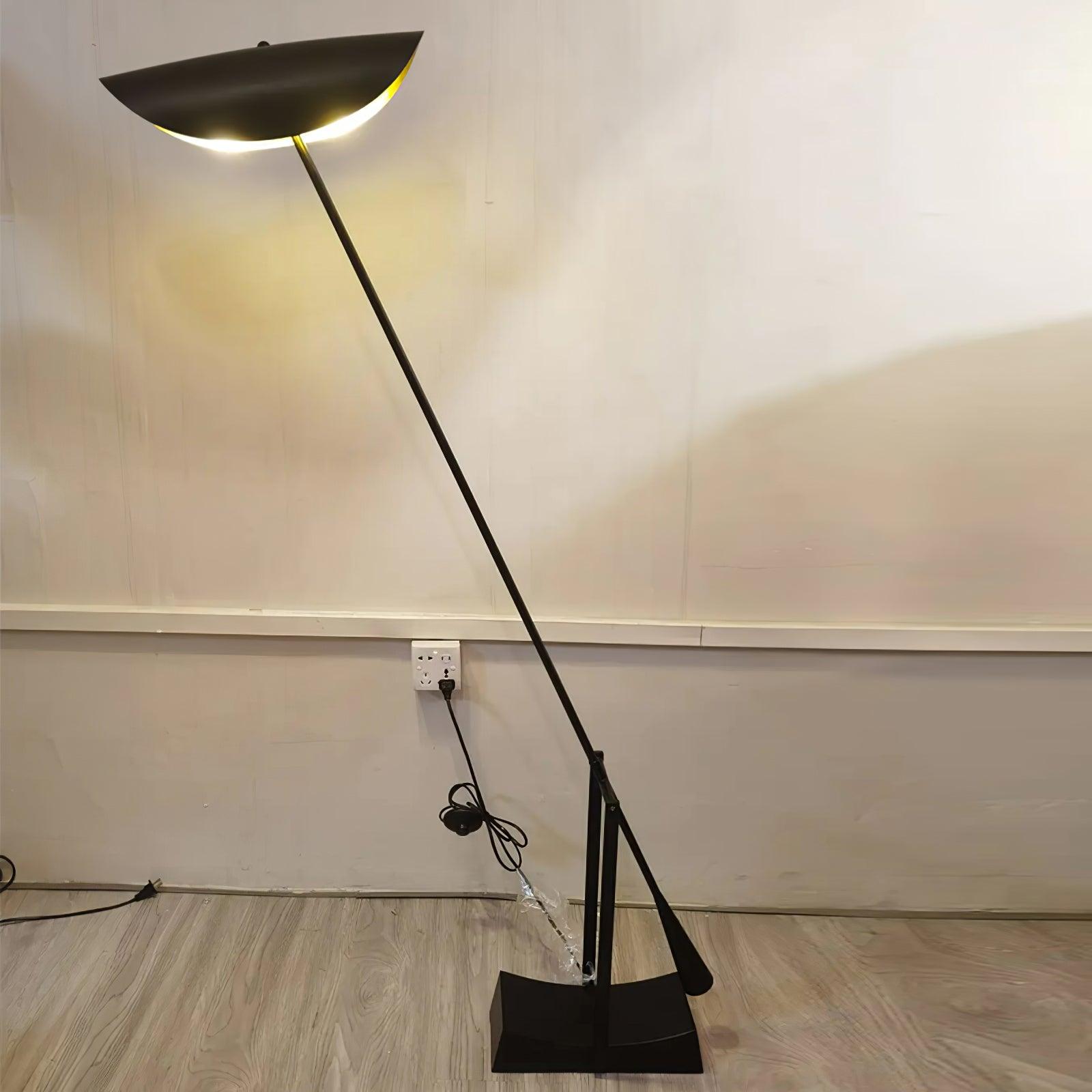 Lumave Steel Industrial Floor Lamp-Neutral Decor