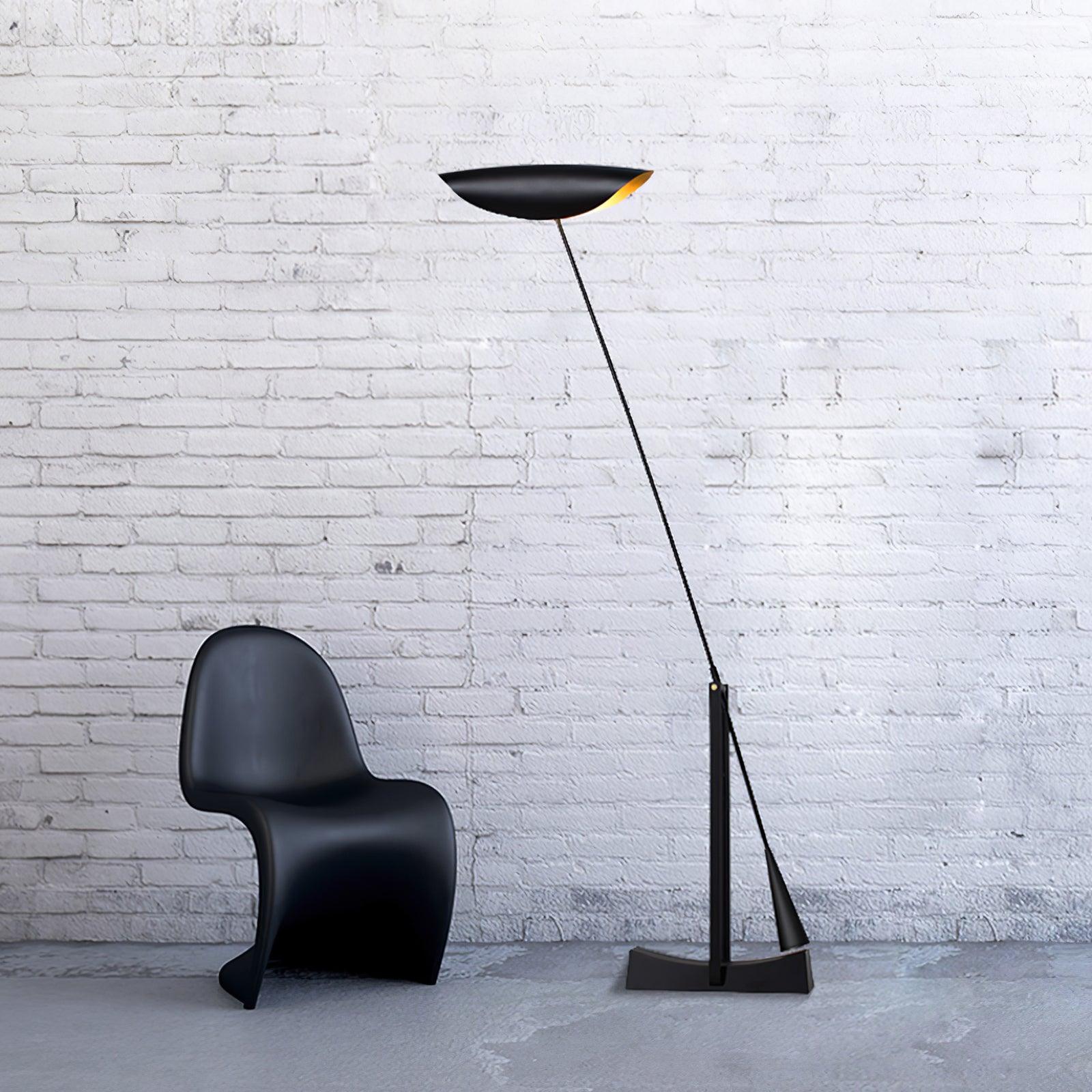 Lumave Steel Industrial Floor Lamp-Neutral Decor