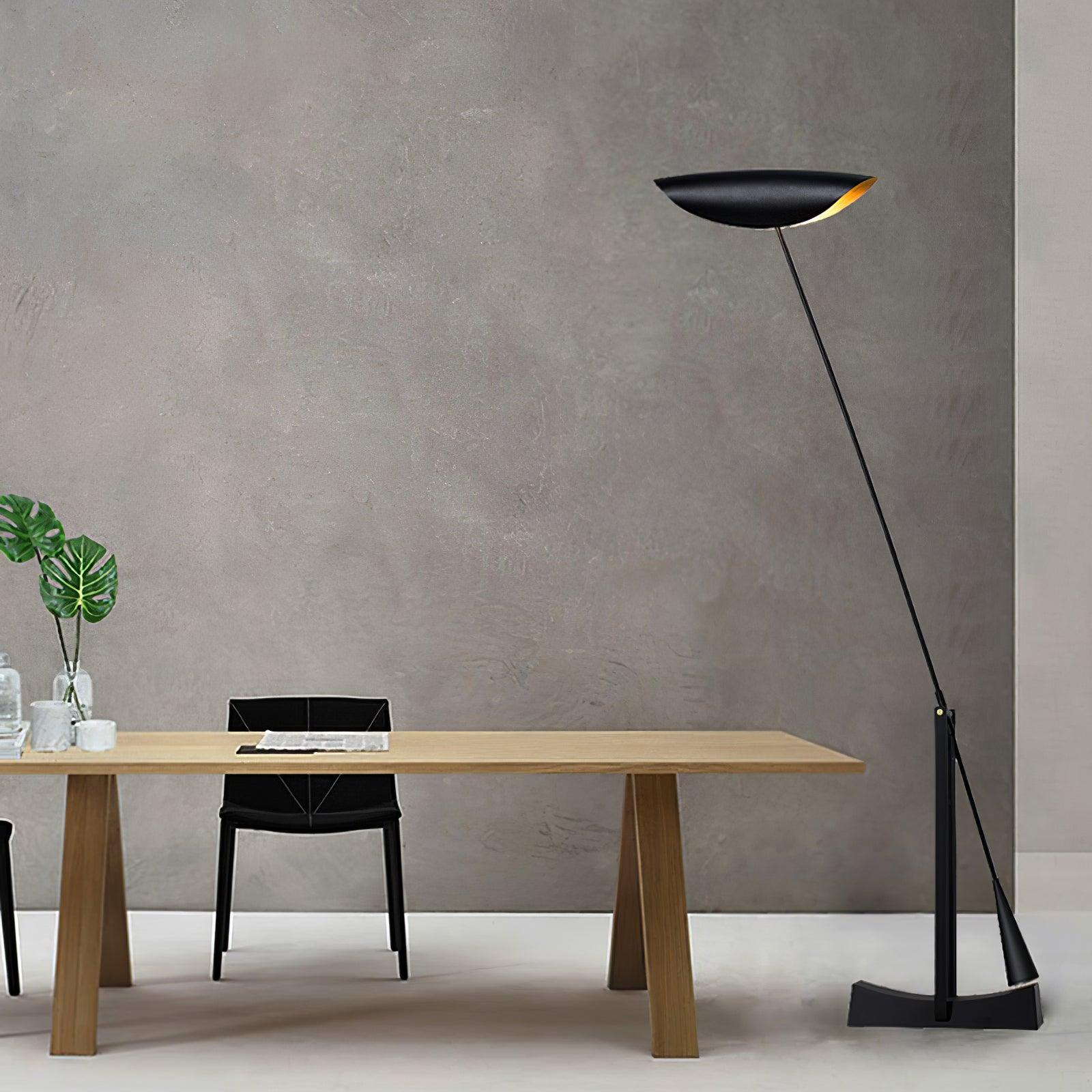 Lumave Steel Industrial Floor Lamp-Neutral Decor