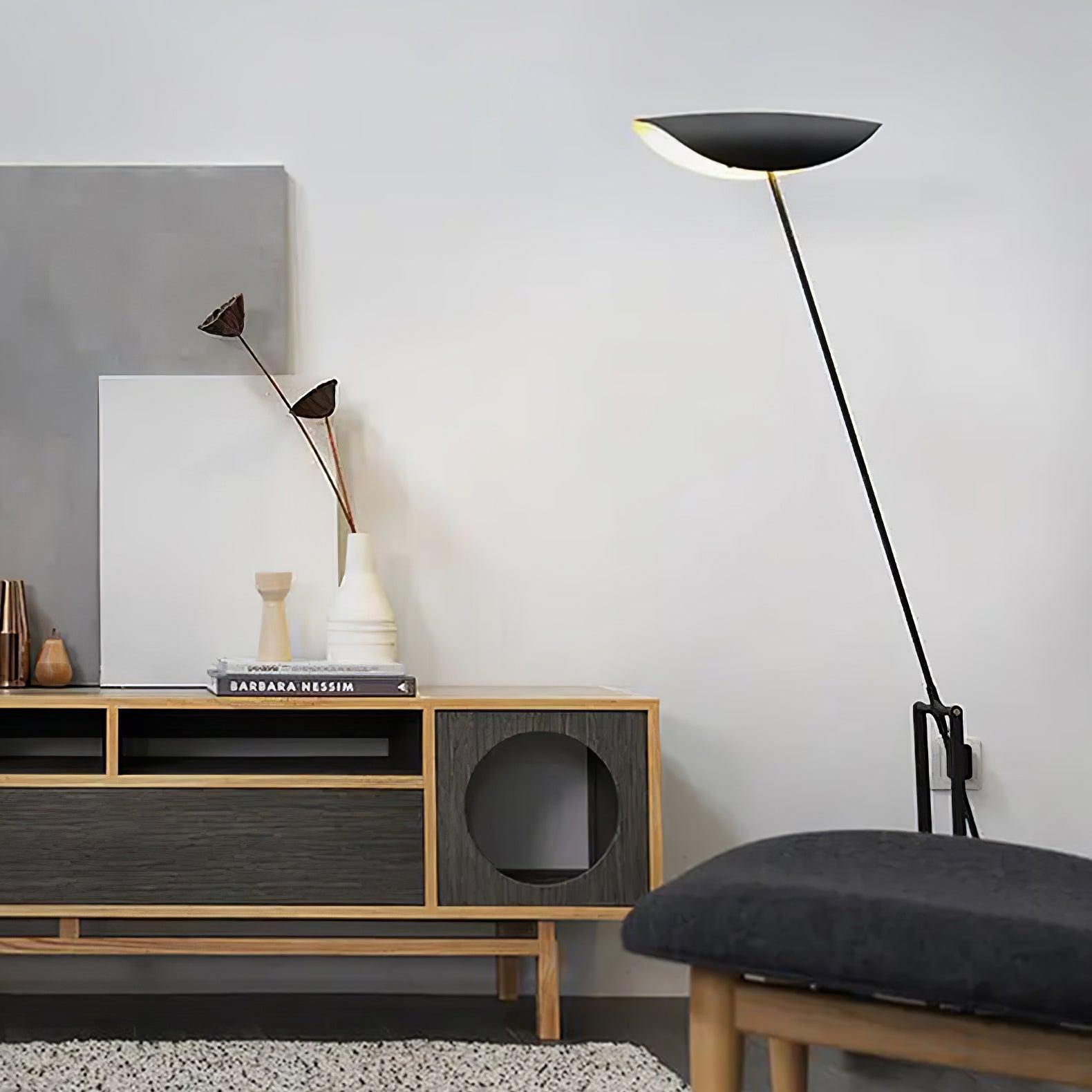 Lumave Steel Industrial Floor Lamp-Neutral Decor