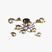 Arisha Design LED Flush Mount Ceiling Light Bedroom/Living Room - Neutral Decor