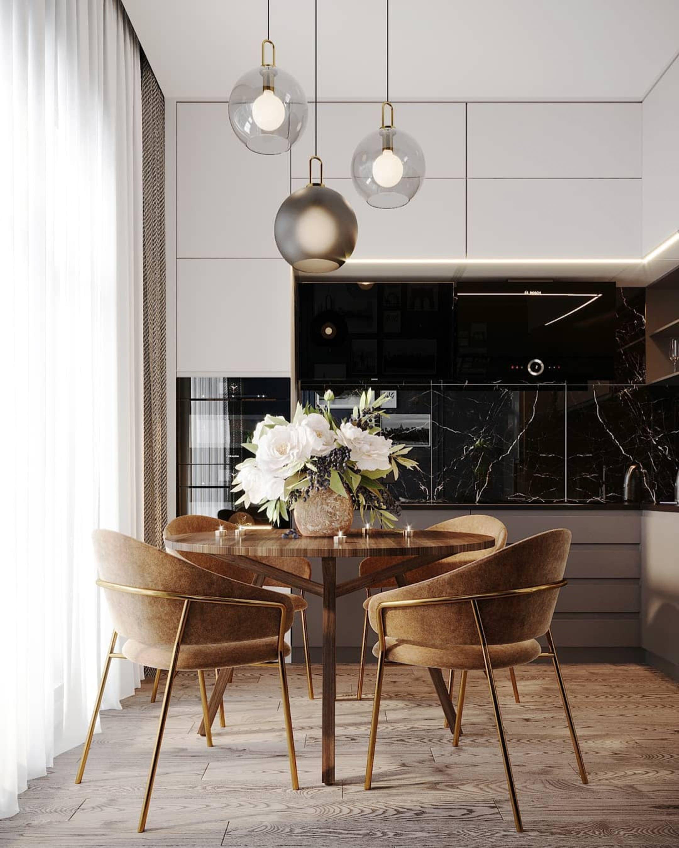 Sevelo Pendant Lamp Frosted Glass Swag Adjustable-Neutral Decor
