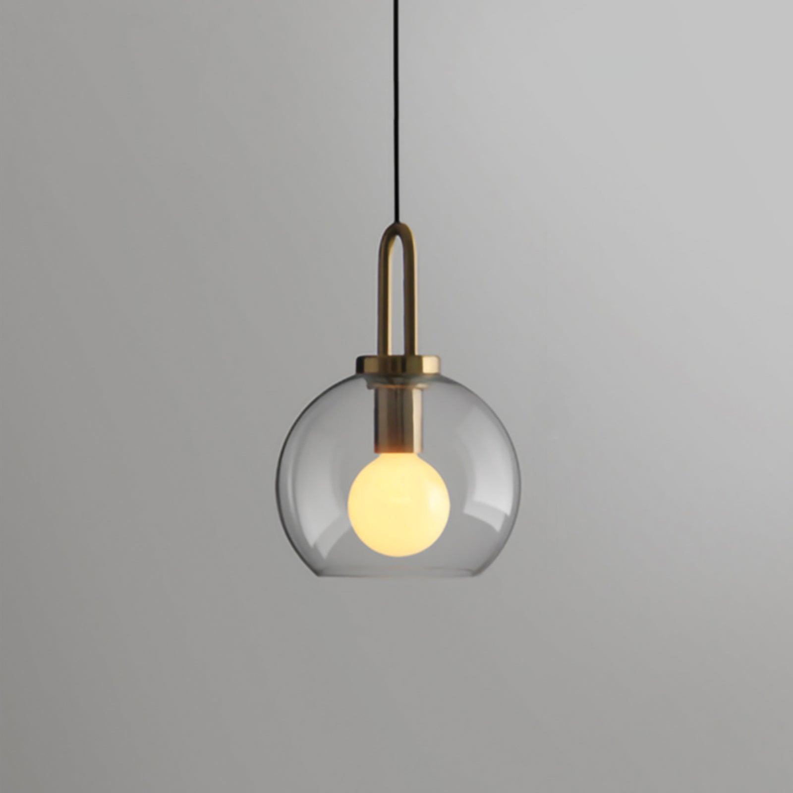 Sevelo Pendant Lamp Frosted Glass Swag Adjustable-Neutral Decor