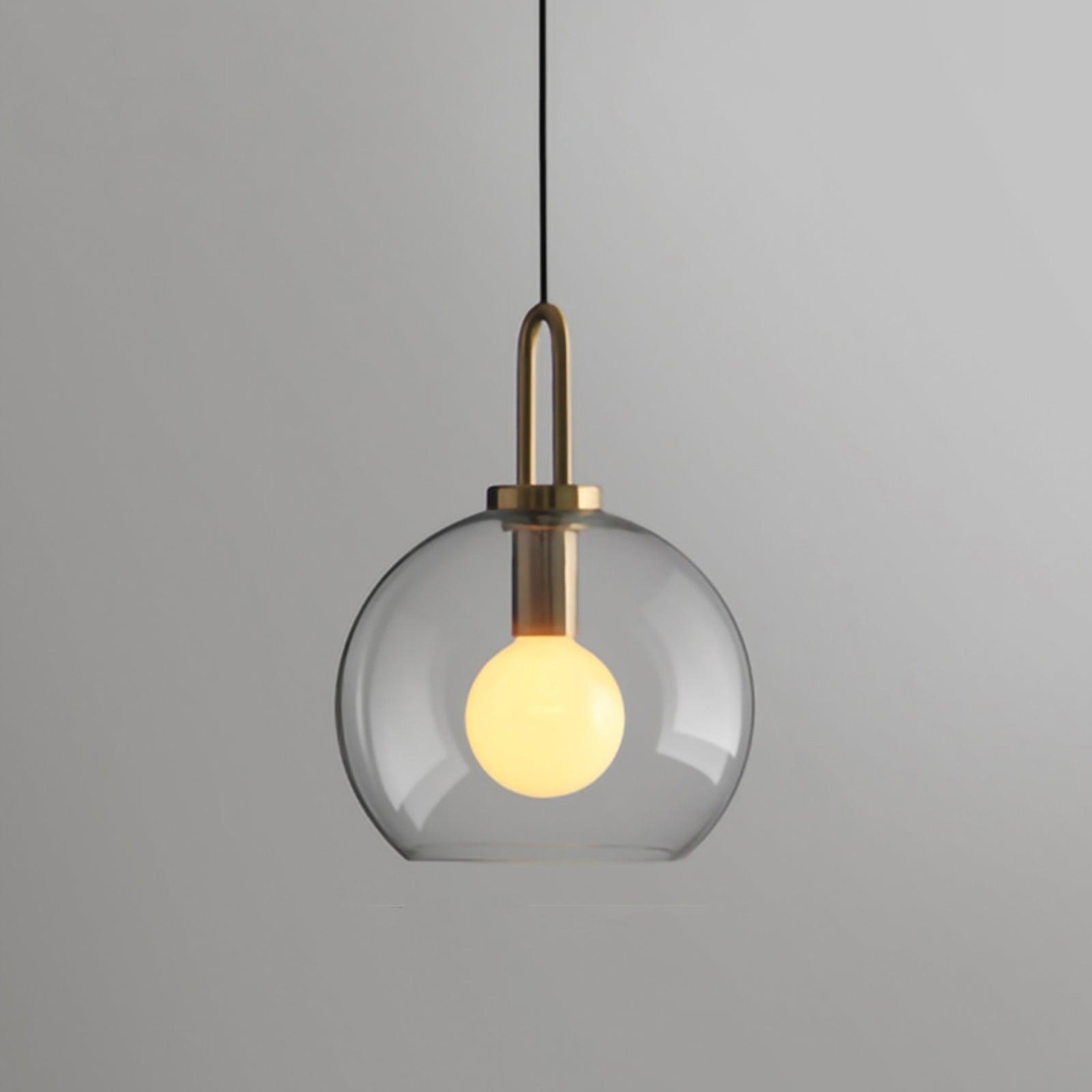 Sevelo Pendant Lamp Frosted Glass Swag Adjustable-Neutral Decor