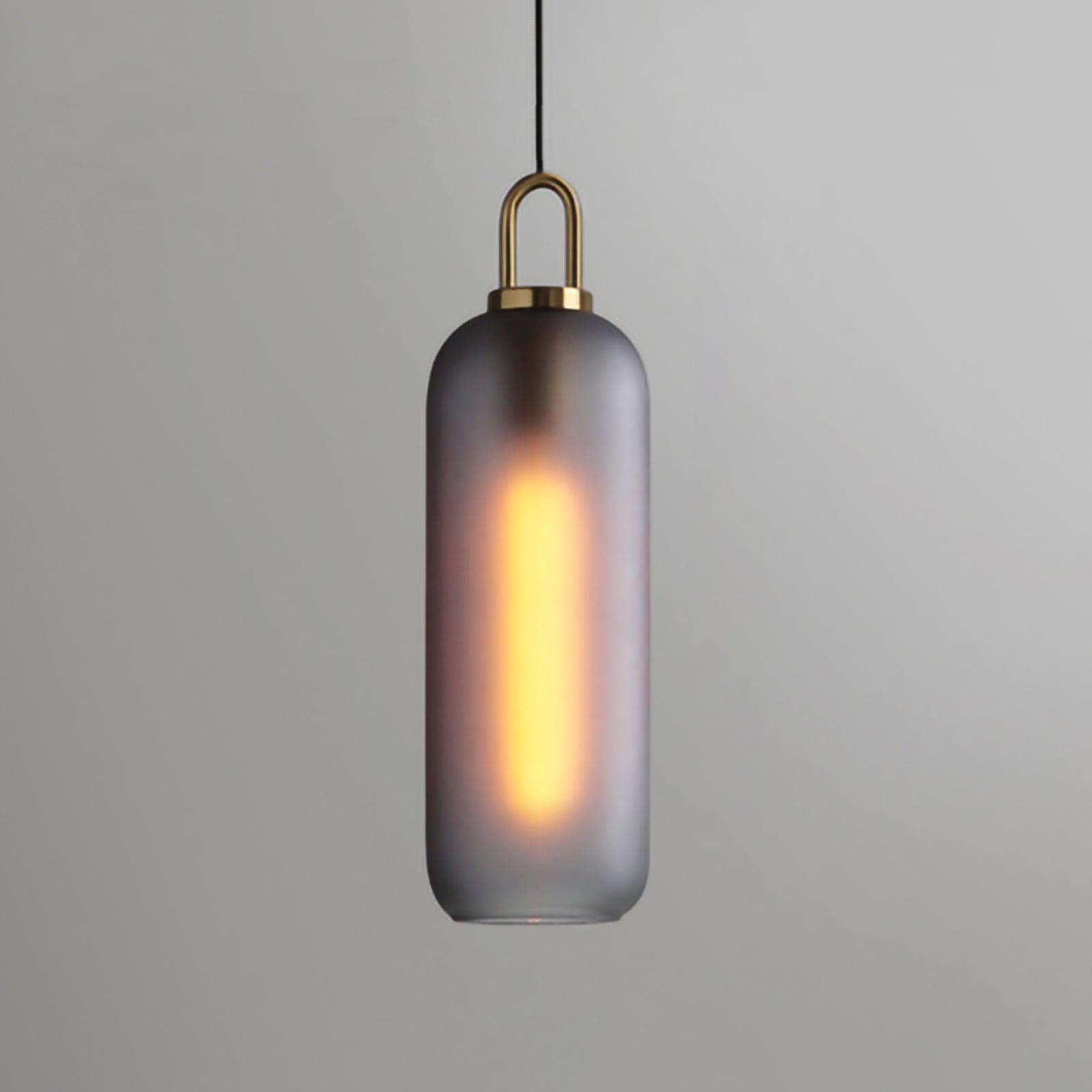 Lustra Pendant Lamp Pendulum Glass-Neutral Decor