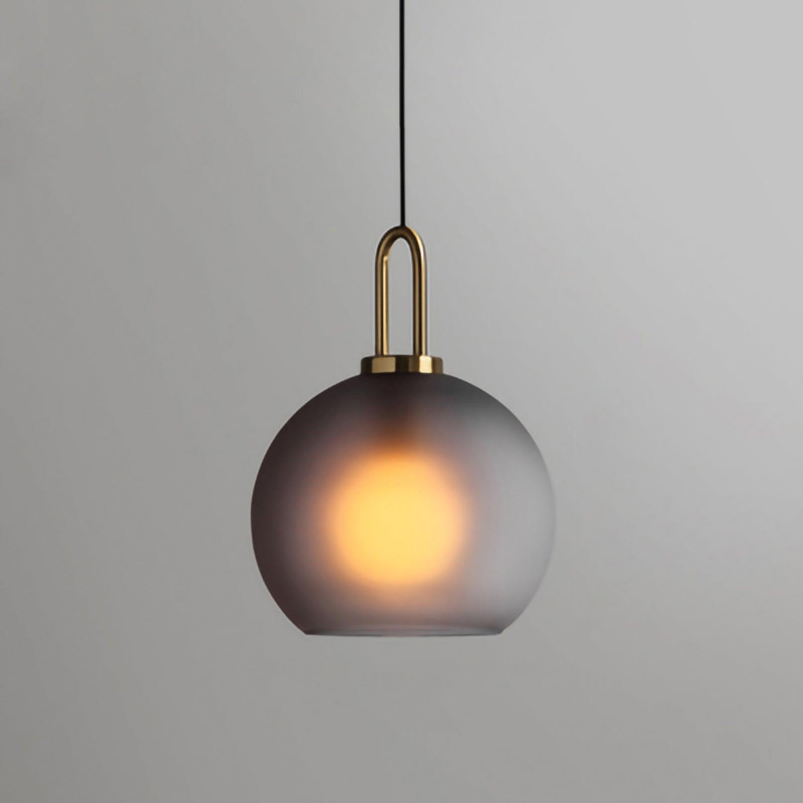 Lustra Pendant Lamp Pendulum Glass-Neutral Decor