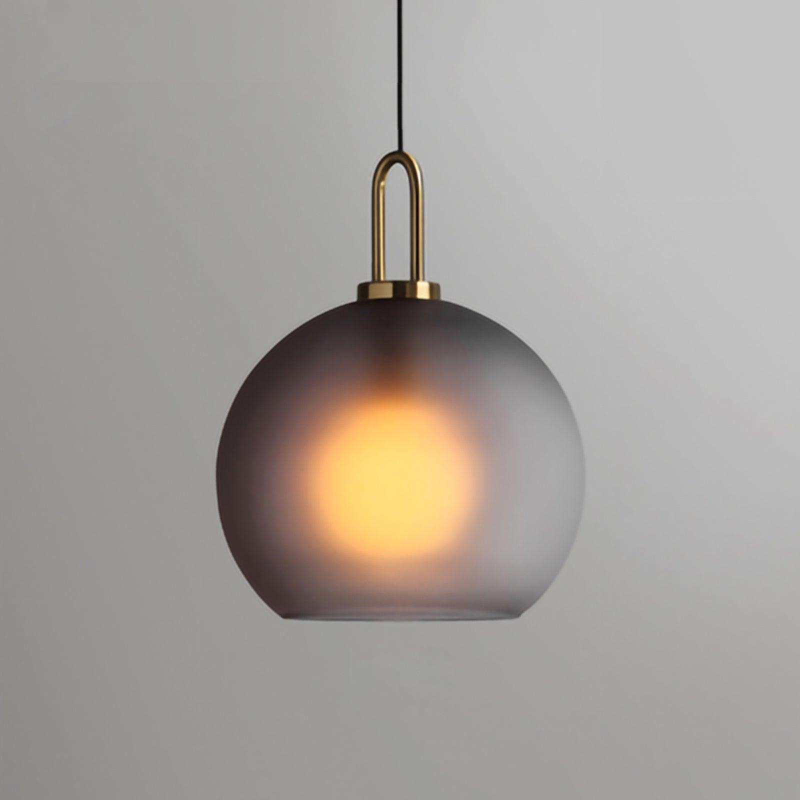 Lustra Pendant Lamp Pendulum Glass-Neutral Decor