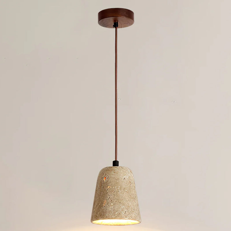 Ritta Travertine Pendant Light Six Style