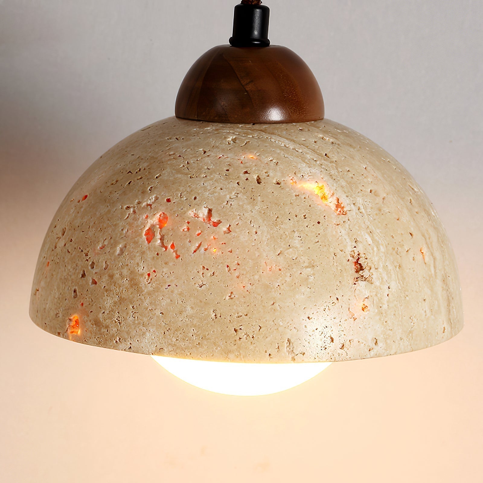 Ritta Travertine Pendant Light Six Style
