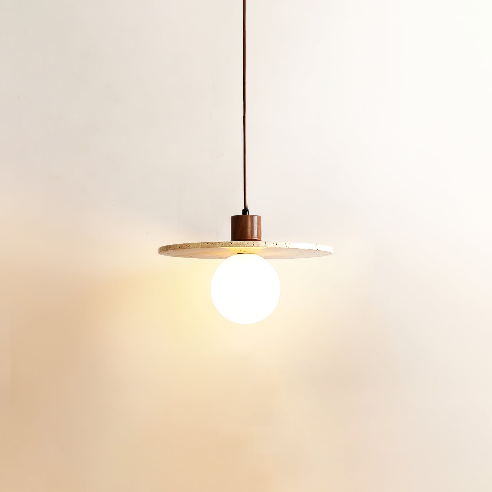 Ritta Travertine Pendant Light Six Style