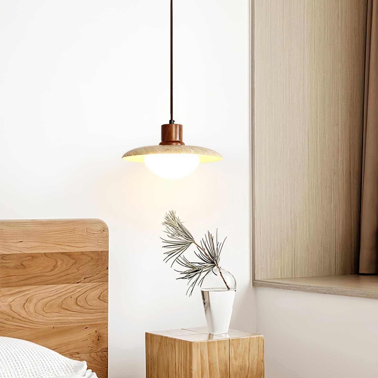 Ritta Travertine Pendant Light Six Style
