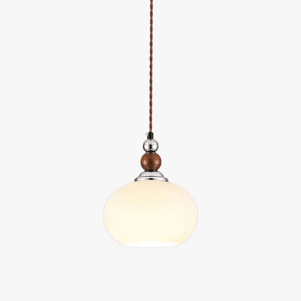 Luna Modern Glass Pendant Lamp-Neutral Decor