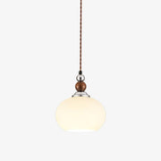 Luna Modern Glass Pendant Lamp-Neutral Decor