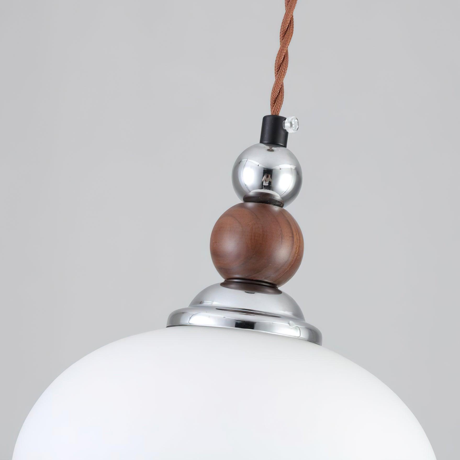 Luna Modern Glass Pendant Lamp-Neutral Decor