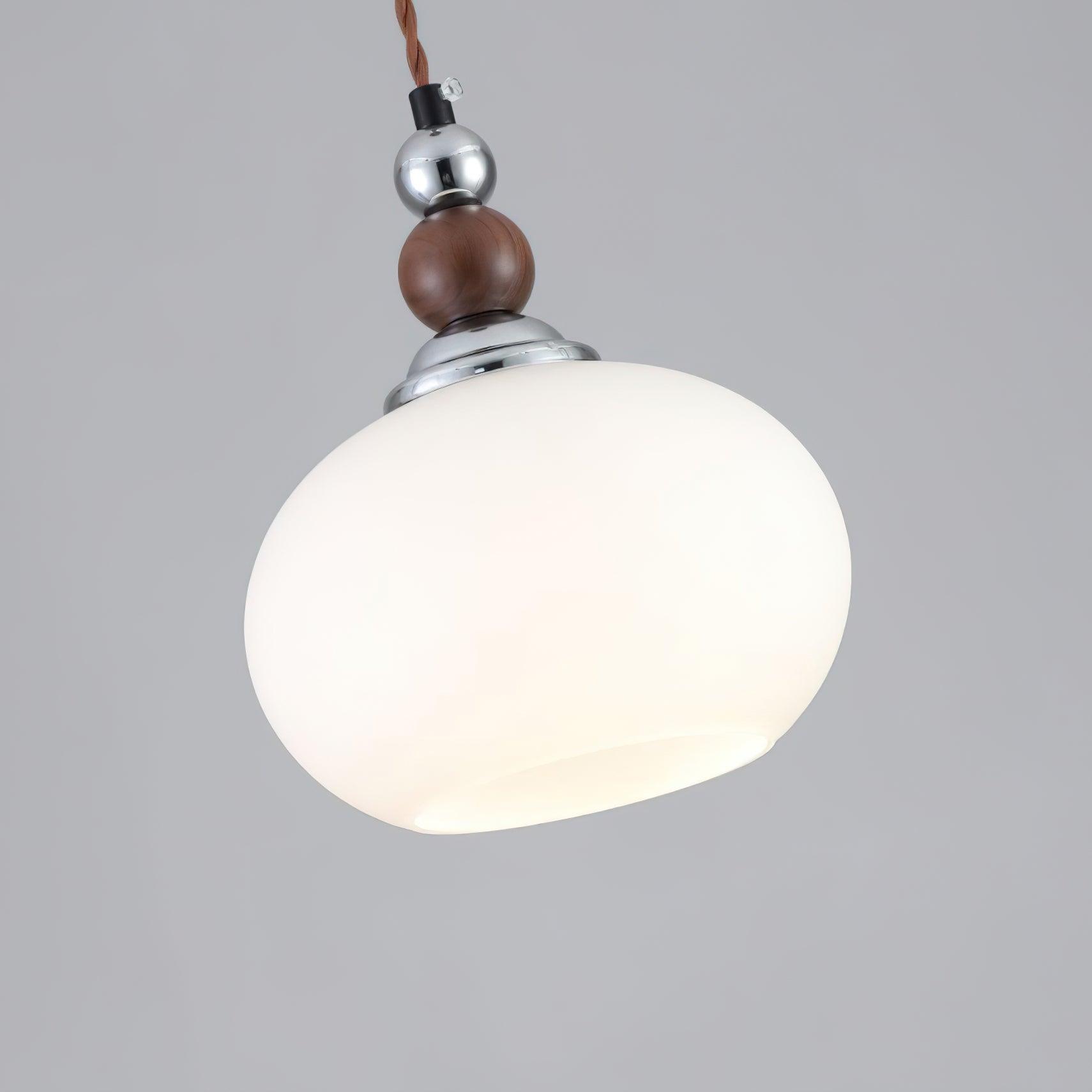 Luna Modern Glass Pendant Lamp-Neutral Decor