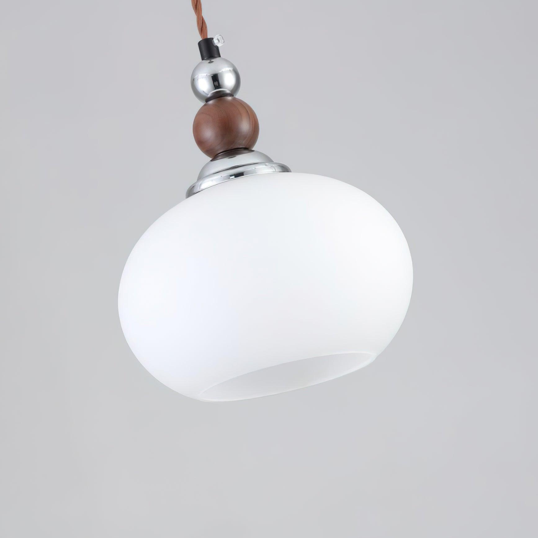 Luna Modern Glass Pendant Lamp-Neutral Decor