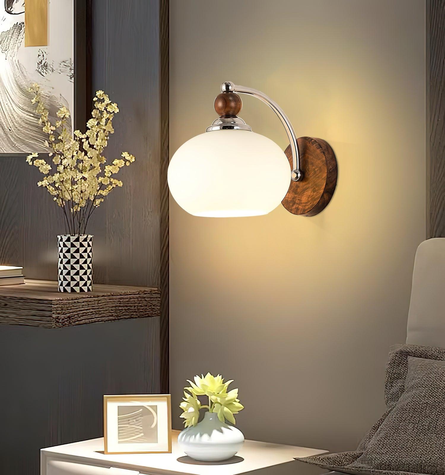 Vicare Premium Nordic Art Glass Wall Lamp-Neutral Decor