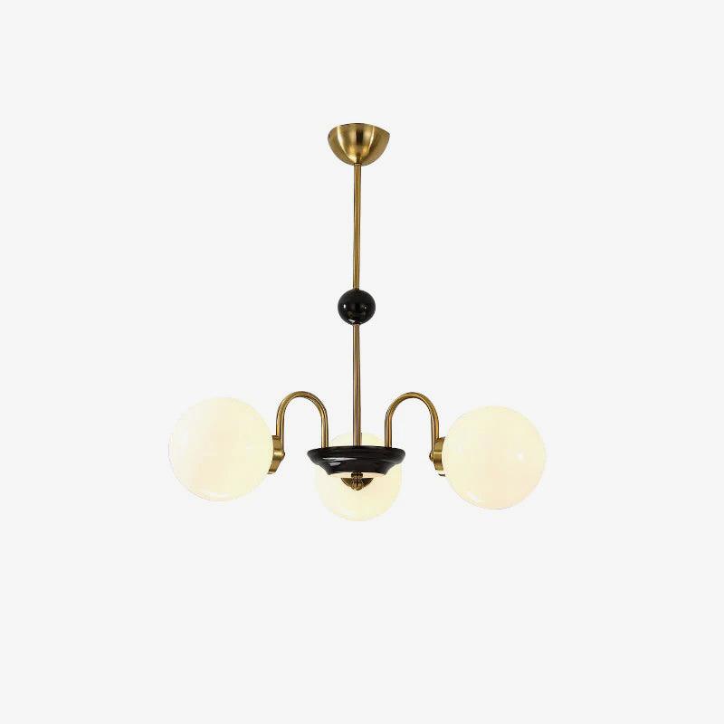 Halion Chandelier Rod Frame and White-Neutral Decor