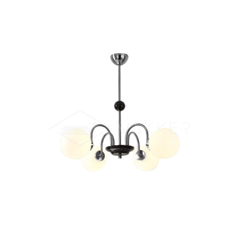 Halion Chandelier Rod Frame and White-Neutral Decor